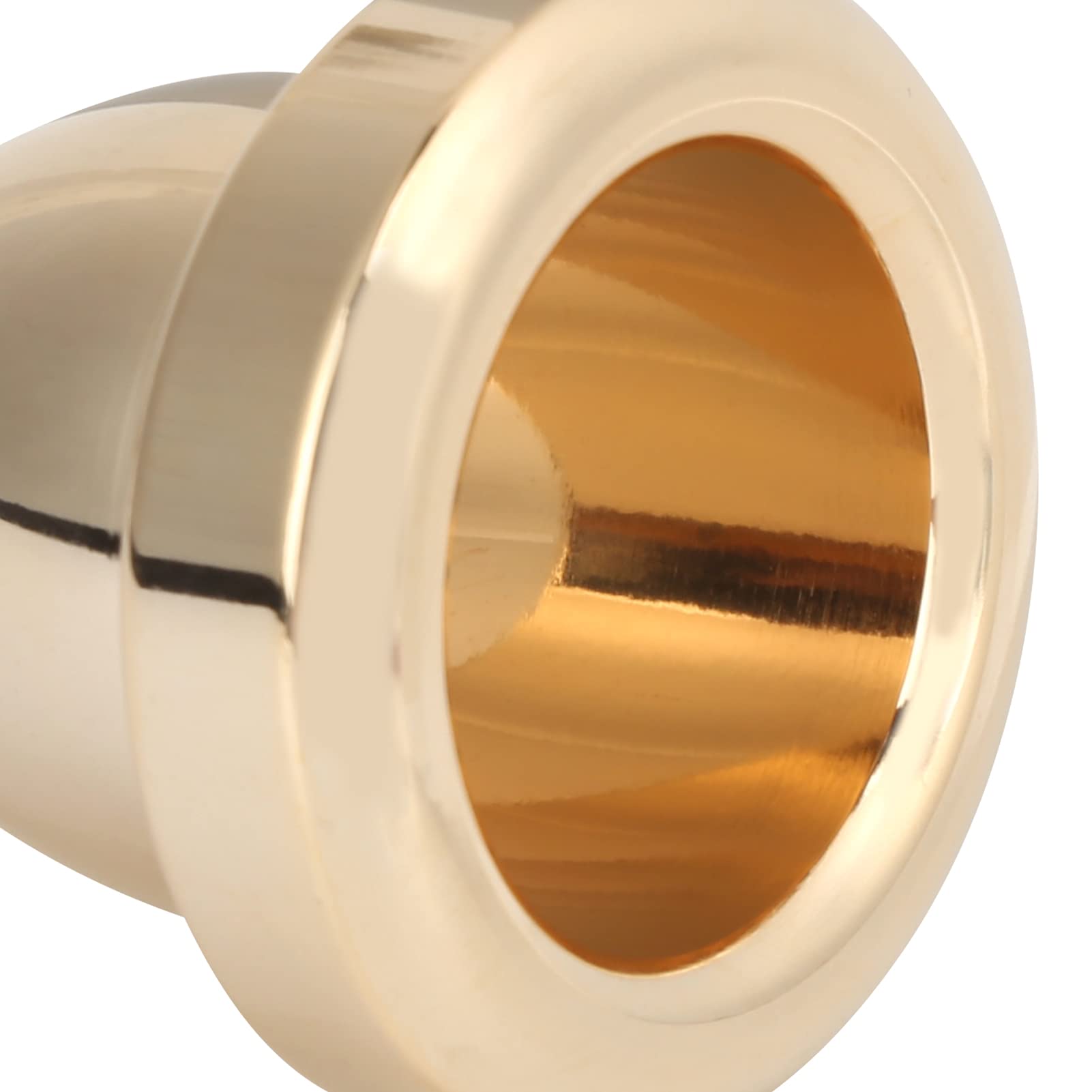 Boquilla de cuerno para tuba bajo, accesorio de instrumento musical, material de cobre duradero, fácil de instalar y transportar, para músicos de tuba y bajo