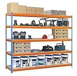 Montaje rápido sin tornillos Simonrack Kit Ecoforte 1804-5 Chipboard Azul/Naranja/Mader