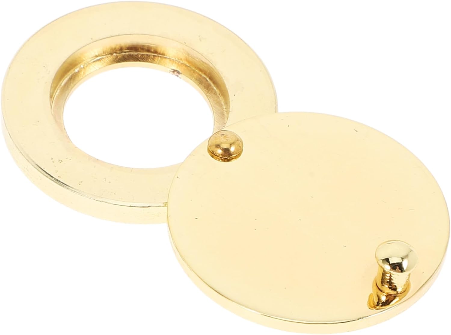 Artibetter 2pcs -Theft Door Video Covers Peephole Door Magnify Alarm Sliding Patio Door Lock Safety Door Security Door Cam Night Door Eye Hole Peep Hole Cover Copper Golden