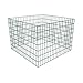 Produktbild vidaXL 141206 Komposter Garten Metall 100x100x70cm Drahtkomposter Kompostbehälter, Stahl, Größe: 100 x 100 x 70 cm (L x B x H)