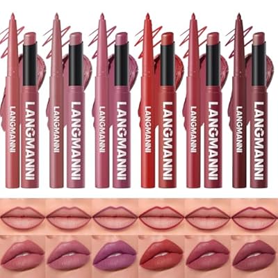 LANGMANNI 12-tlg. Samt-Matte Lippen