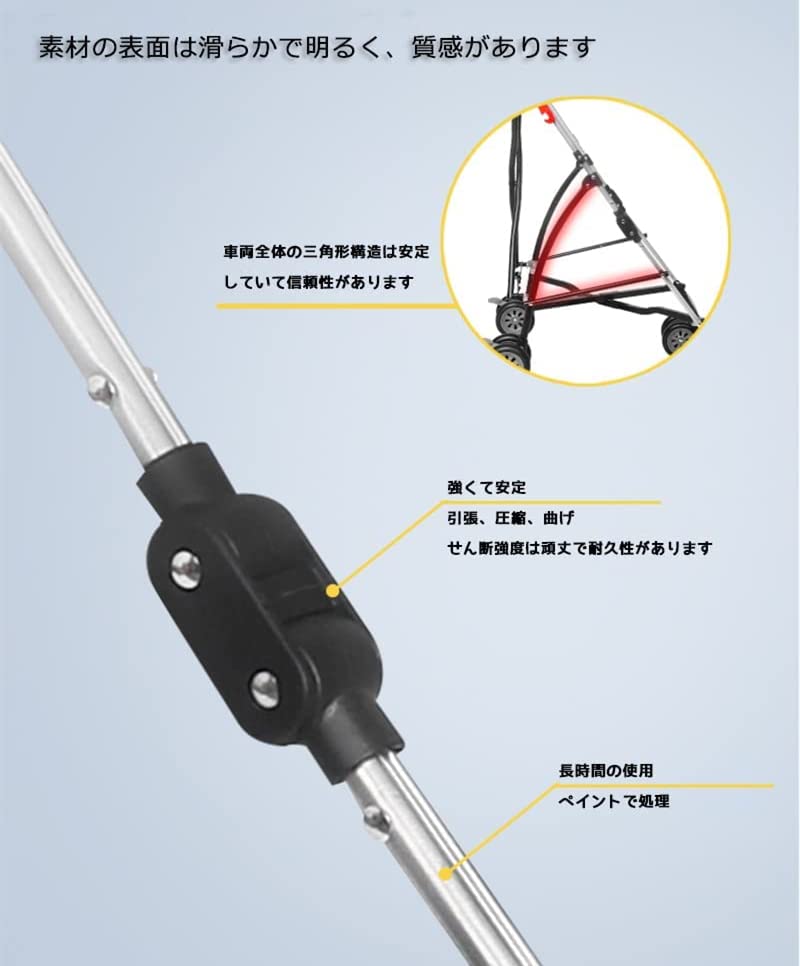 Amazon.co.jp: ペットカート猫バギー犬用ベビーカー折りたたみ ペット