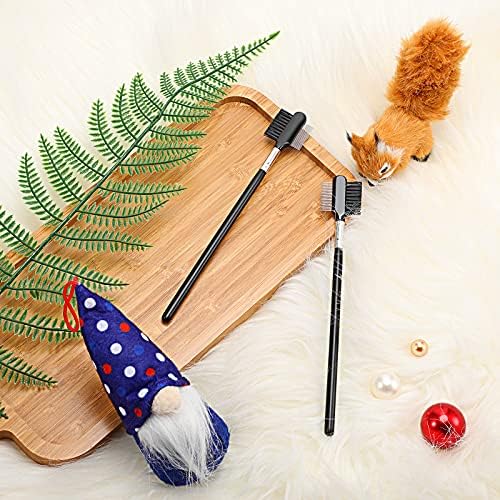 2 Pieces Dog Tear Comb Dog Eye Comb Tear Stain Remover Comb Dog Eye Grooming Comb Double-Sided for Removing Crust and Mucus