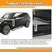 US Stock Deployable Electric Running Board Fits for Range Rover Sport 2024 2025 2026 Extended Powerstep & Retractable Truck Side Bar Side Stairs E-Power Side Step with Installation Manualm,Black