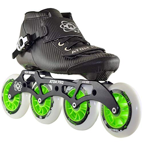 Atom Pro 4 Wheel Outdoor Inline Skate Package (Size 12) #TOP1