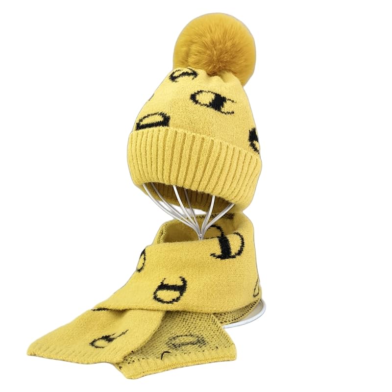 Gorro cálido para niños que evita el frío en las orejas con bufanda gruesa anti viento