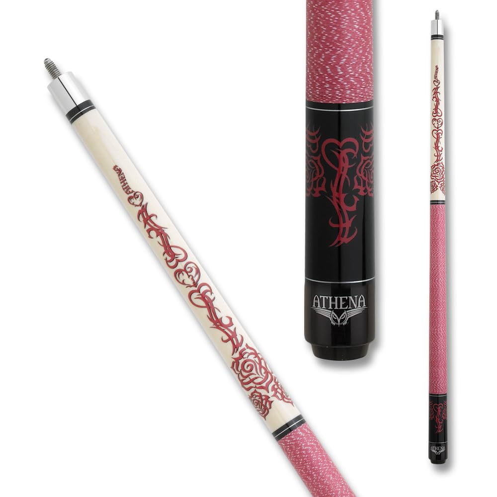 Athena ATH34 Tribal Heart Pool Cue - 17oz