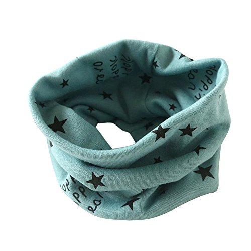 Bufandas del Bebé, Yistu Otoño invierno niños niñas Collar bebé algodón O anillo cuello bufandas bufanda (Verde)