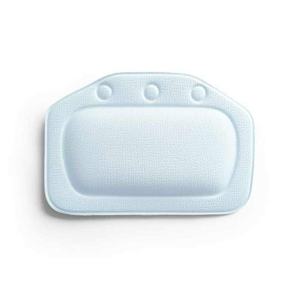 Fleymu Girls Grain Bathtub Pillow With Suction Cup Comfort Home Foam Bath Headrest Cushion Bathroom Products Support Pillow Waterproof Neck Shoulder Soft Rest Pillows Providing A Relaxing Experience Your Own Home