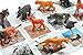 Curious Minds Busy Bags Montessori Safari Animal Match - Miniature Figurines with 2 Part Matching Cards