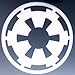 Star Wars Imperial White Cell Phone Decal