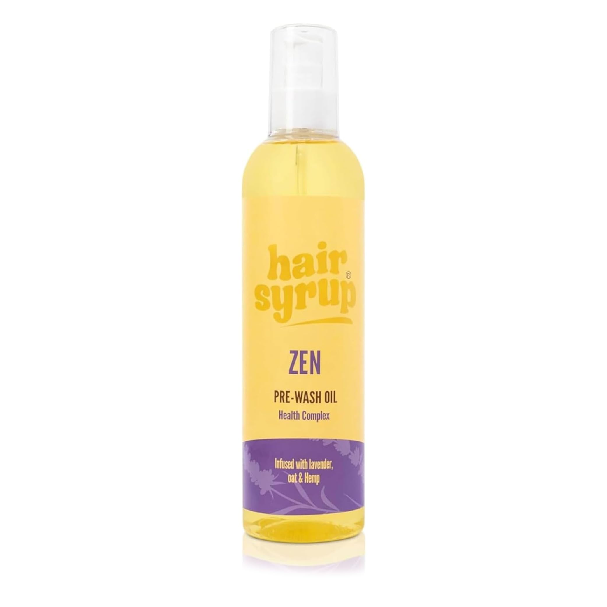 Hair Syrup Zen Pre-Wash Haaröl | Haaröl vor der Haarwäsche | Mit Lavendel, Hafer & Hanfsamenöl | 100% Natürlich & Vegan | Aromatischer Duft | 300 ml