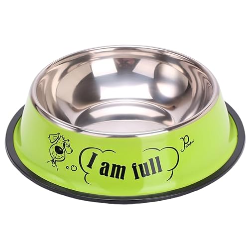 ペット用 フードボウル 犬 猫 お皿 ステンレス製 柄プリント ペット 給餌 フードボール ボウル 食器 こぼれにくい 餌入れ 水入れ 滑り止め 犬食器 猫皿 わんちゃん ワンちゃん イヌ対応 エサ入れ シンプル