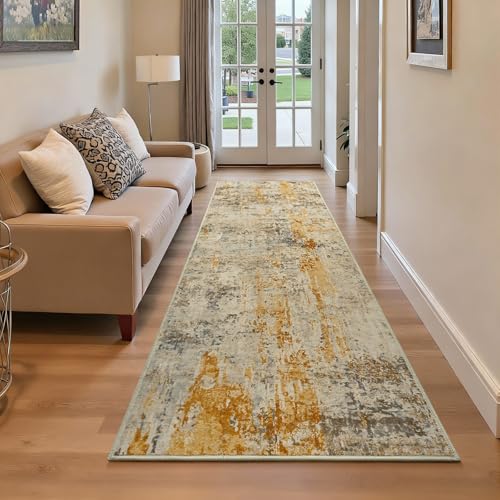 Runner Rug for Kitchen Beige Hallways Runner Rug Non Slip