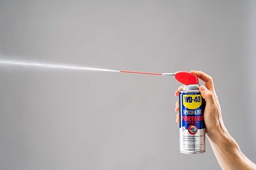 Vista 28 de WD-40 Specialist - Spray de grasa de litio blanco con pulverizadores inteligentes de paja de 2 maneras, 10 onzas (paquete de 6) y lubricante