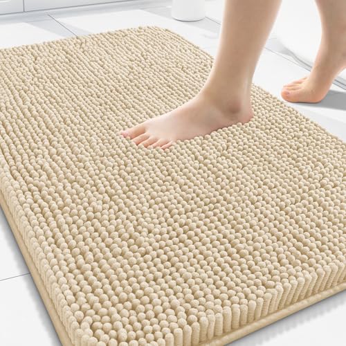 Image of Arotive Bathroom Rugs 30x20, Soft Absorbent Shaggy Chenille Bath Rugs