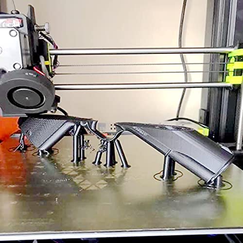 Lysee 3D Printer Parts & Accessories - Energetic Upgrade Flexible Bulid System,Removal Spring Steel PEI Print Sheet 300x300mm for CR-10,10S,FT5 3D Printer Hot Bed - (Size: 203x203mm)