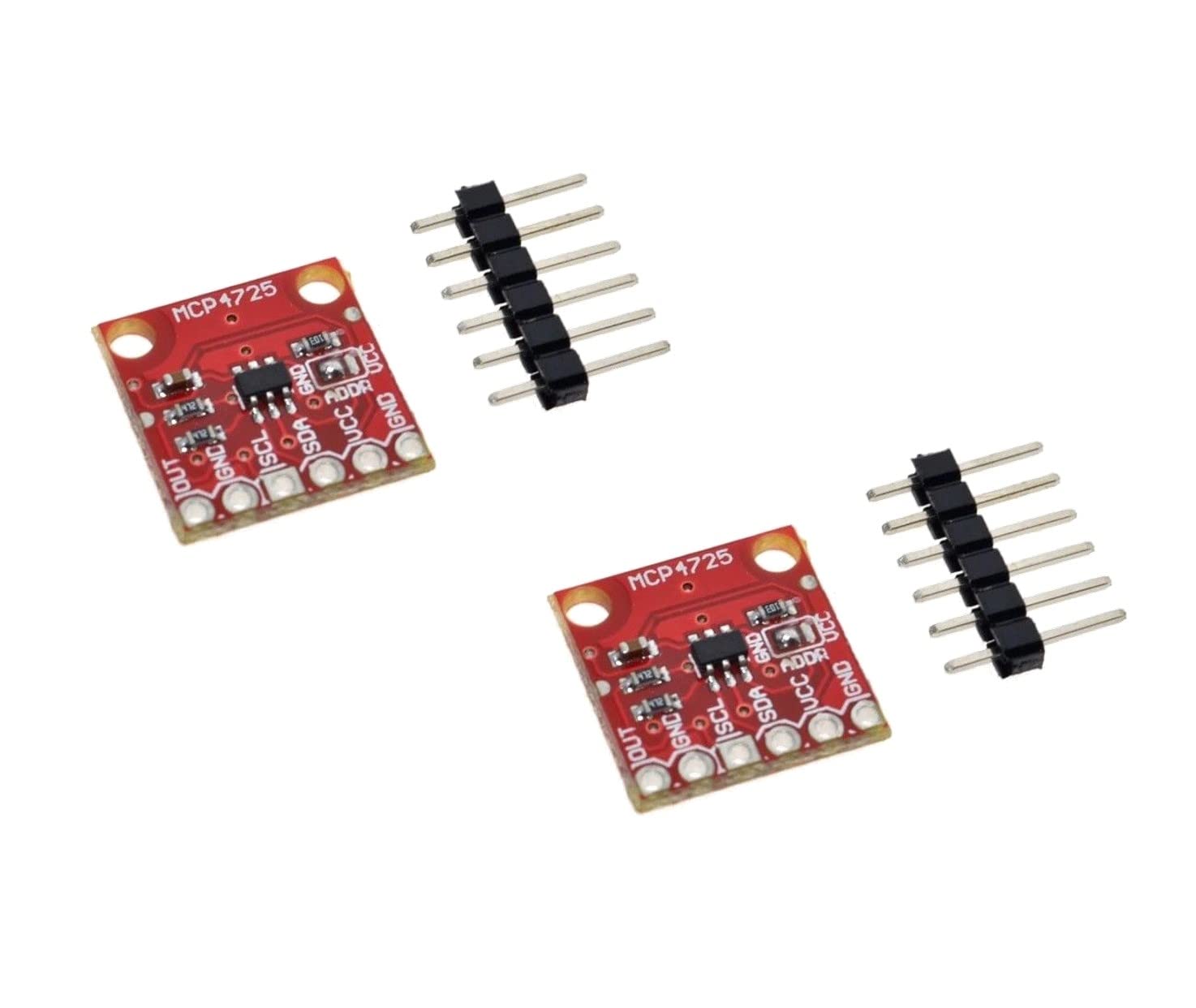 2PCS MCP4725 I2C DAC Scheda di sviluppo modulo breakout CJMCU-MCP4725 Risoluzione a 12 bit