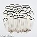 Piume di fagiano di pavone naturale Piume di piume per ricamo Accessori per artigianato Decorazione Decorazione di gioielli-dimensioni 3-7 cm, 50 pezzi
