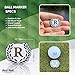 Ball Tatt – Golf Ball Stamp - Self-Inking Marker - Quick-Dry Permanent Marking Tool, No Leaks or Refills, Reusable with Monogram R Initial Golf Ball Marker - Ideal Gift for Golfers, Dads, Retirement