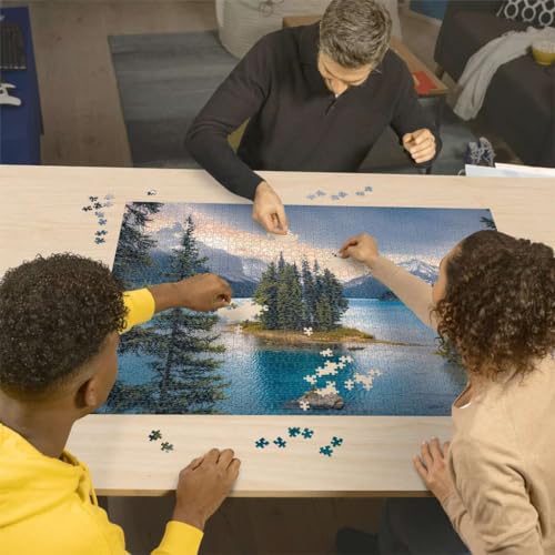 Rompecabezas Ravensburger - Spirit Island, Canadá - 2000 piezas - Paisaje montañoso impresionante, aguas vívidas, coníferas y más - Enmarcable - Calidad premium - Para adultos miniatura 3