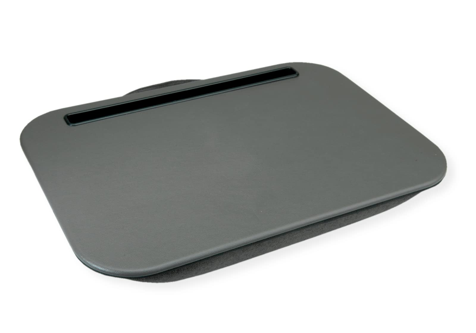 VALUE knielade/laptop/tablet plateau met kussen, grijs