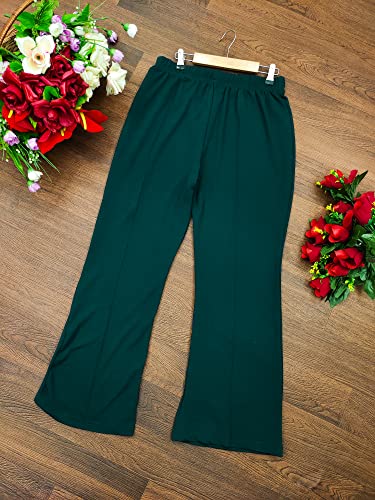 Image of Leriya Fashion Women's Yoga Dress Pants Stratchable Work Slacks Business Casual Office Straight Leg /Bootcut Elastic Waist Trouser for Women