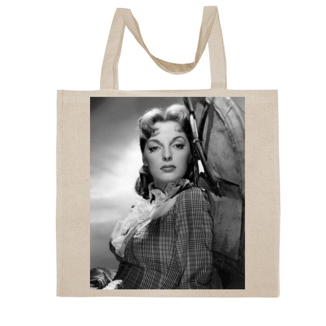 FC Carino Julie London - A Nice Graphic Cotton Canvas Tote Bag FCA #FCAG307566, Natural, 15X16