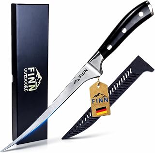 Filetiermesser flexibel, 18,5cm Edelstahl mit Schutz