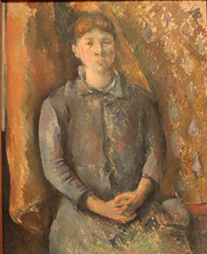 Poster Paul Cézanne Madame Cézanne reproduction tableau impression mate medium - 2