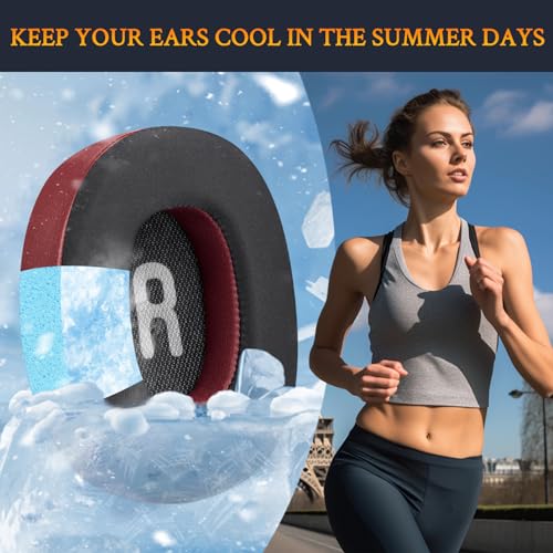 Image of SOULWIT Earpads Replacement for JBL Tune 700(700BT) /710(710BT) /720(720BT) /750(750BT,750BTNC) /760(760NC) /770(770NC) Headphones, Ear Pads Cushions with Softer Noise Isolation Foam - T700 CG Burgundy