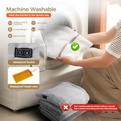 Shinehome RTAX-018S Heated Blanket Battery Operated thumb #7