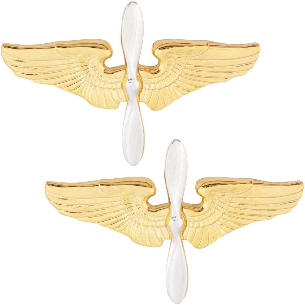 Army Aviation Branch Officer Insignia Badge Pair