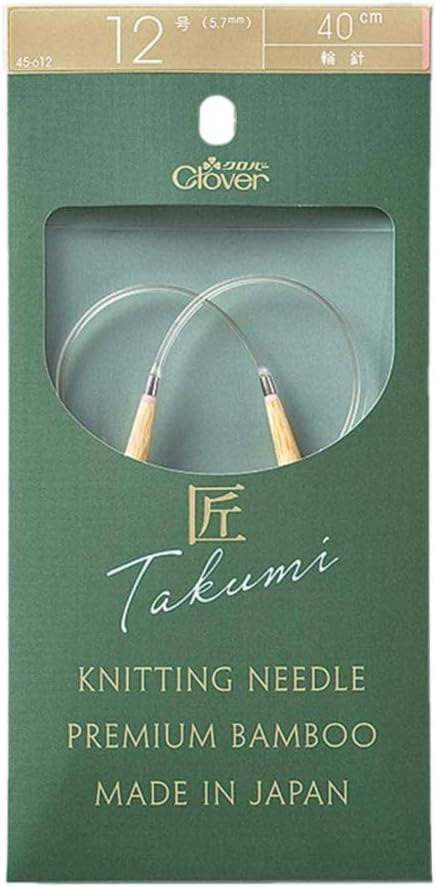Clover Clover "Takumi" Ring Needle -S 15.7 inches (40 cm), No. 12 45-612