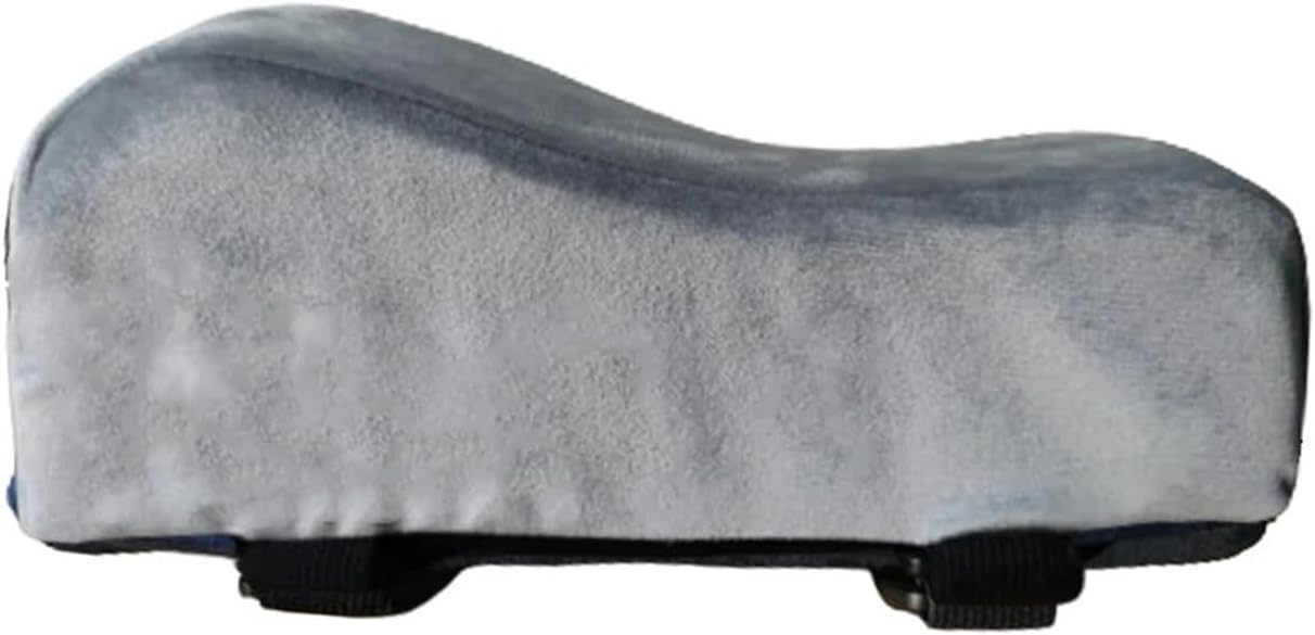 2Pcs Soft Adjustable Chair Armrest Pillows for Elbow Pressure Relief, Ideal for Home & Office Chairs(Light Gray,25X8X6CM)