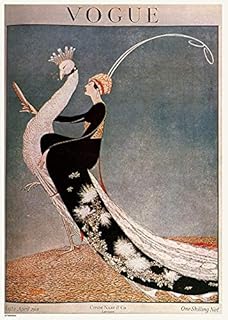 Vintage Vogue Cover April 1918 Poster Art Print