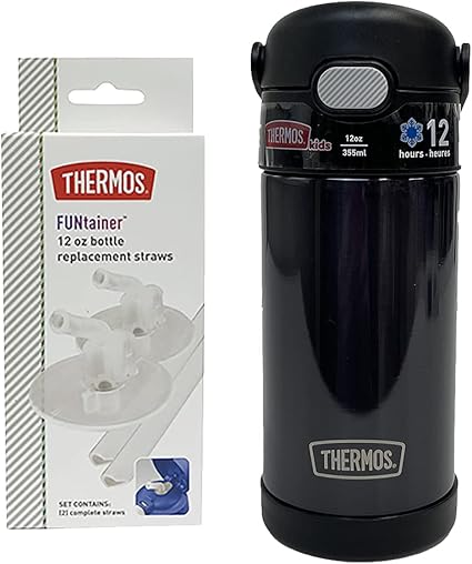 Amazon サーモス ストローボトル 替えストロー セット 無地 ブラック 水筒 Yts0153 Thermos 保冷 355ml ステンレス ワンタッチ プレッツェル 水筒 マグボトル Amazon サーモス ストローボトル 替えストロー セット 無地 ブラック 水筒 Yts0153 Thermos 保冷 355ml ステンレス ワンタッチ プレッツェル 水筒 マグボトル