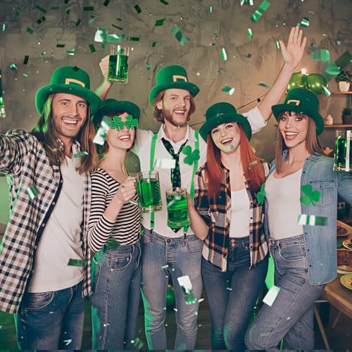 Image of Sumind 200 Grams Green Large Metallic Confetti Rose Glitter Throwable Table Scatter Foil Confetti for Wedding Birthday Party Baby Shower Graduation Christmas Celebrations