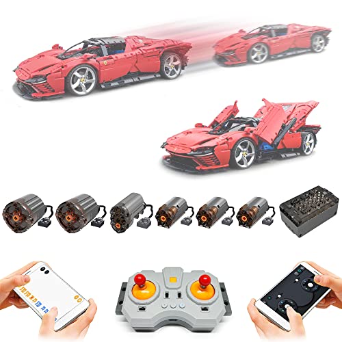 Technik Power Motoren Set für Lego 42143 Ferrari Daytona(Nicht Enthalten Modell)
