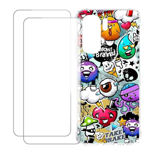 UOGNADGD Oukitel C58 �Ƃ̌݊������� �J�X�^���J���t���P�[�X�{�����K���X�ی�t�B����2���t�� ? �Ռ��z�������h�~ (������)