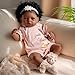 BABESIDE Black Baby Dolls, 20 Inch Realistic Cute Soft Body Baby Doll Real Life Baby Dolls with Accessories for 3+ Year Old Girls Gifts, Pretend Play, Collection