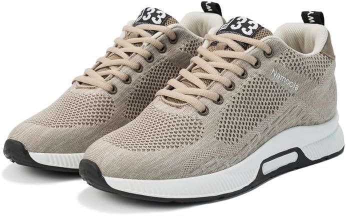 Men's Invisible Height Increasing Elevator Shoes Lightweight Sport Shoes Height-Boosting Non-Slip Sneakers 2.4'' Taller - Image 5