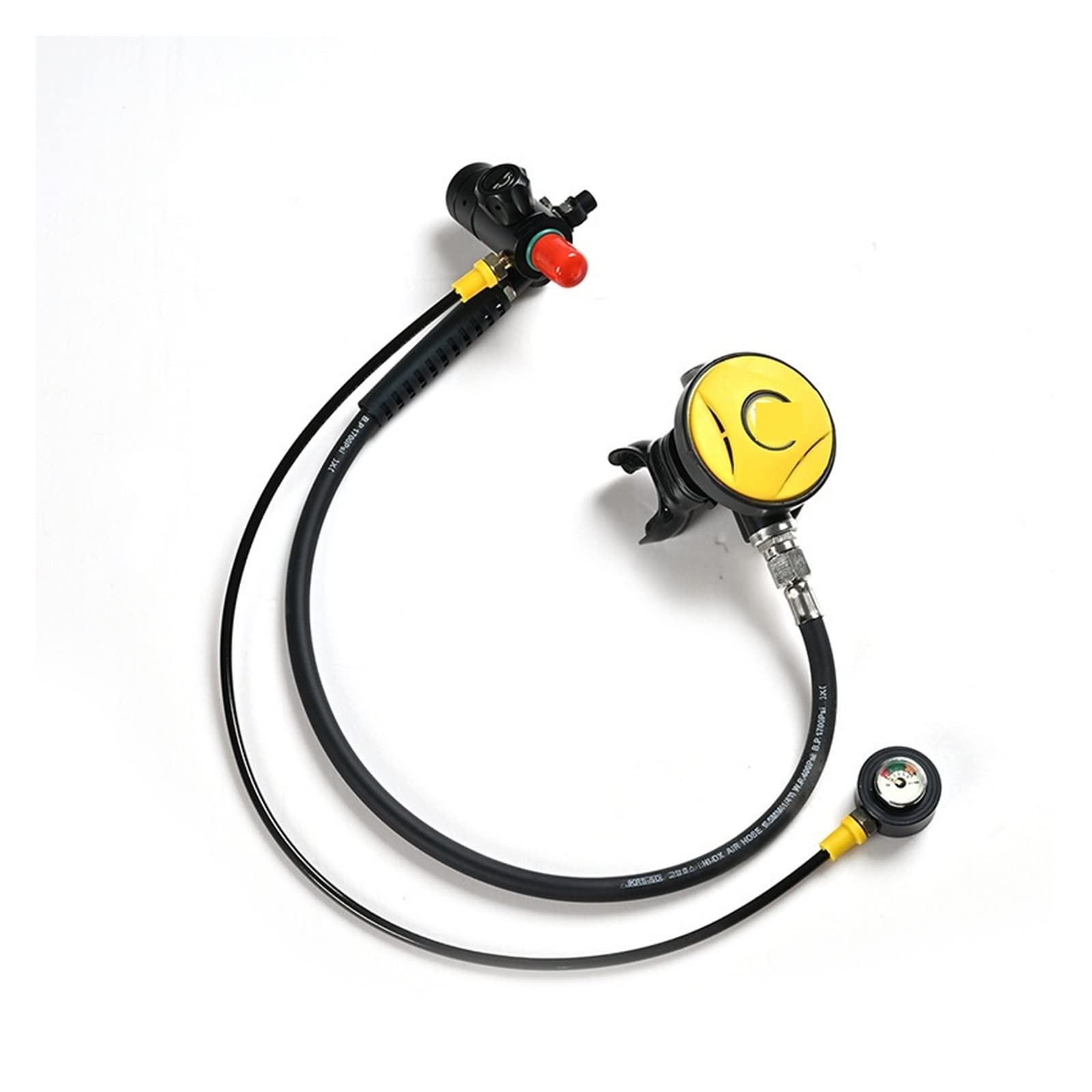 Dcdcd —Level+Level 2 (Black) 3 Liters Diving Snorkeling Equipment Diving Respirator Fish Gill Oxygen Cylinder Spare(—Level+Level 2 (Black))