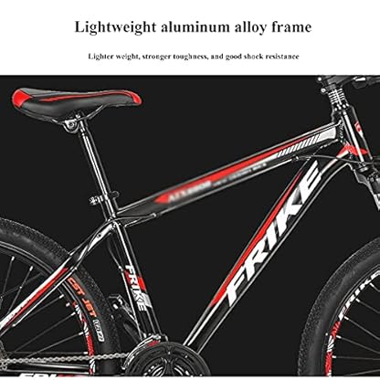 26-Zoll-Mountainbike-Aluminiumrahmen 21/24/27-Gang-Fahrrad für Herren mit Aluminiumrahmen-Lockout-Federgabel, hydraulischer Scheibenbremse, Urban Commu – Bild 5