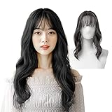 PINKAGE Hair Topper with Air Bangs in Natural 12 Colors, Crown Hair Piece Clip for Women Hair Loss...