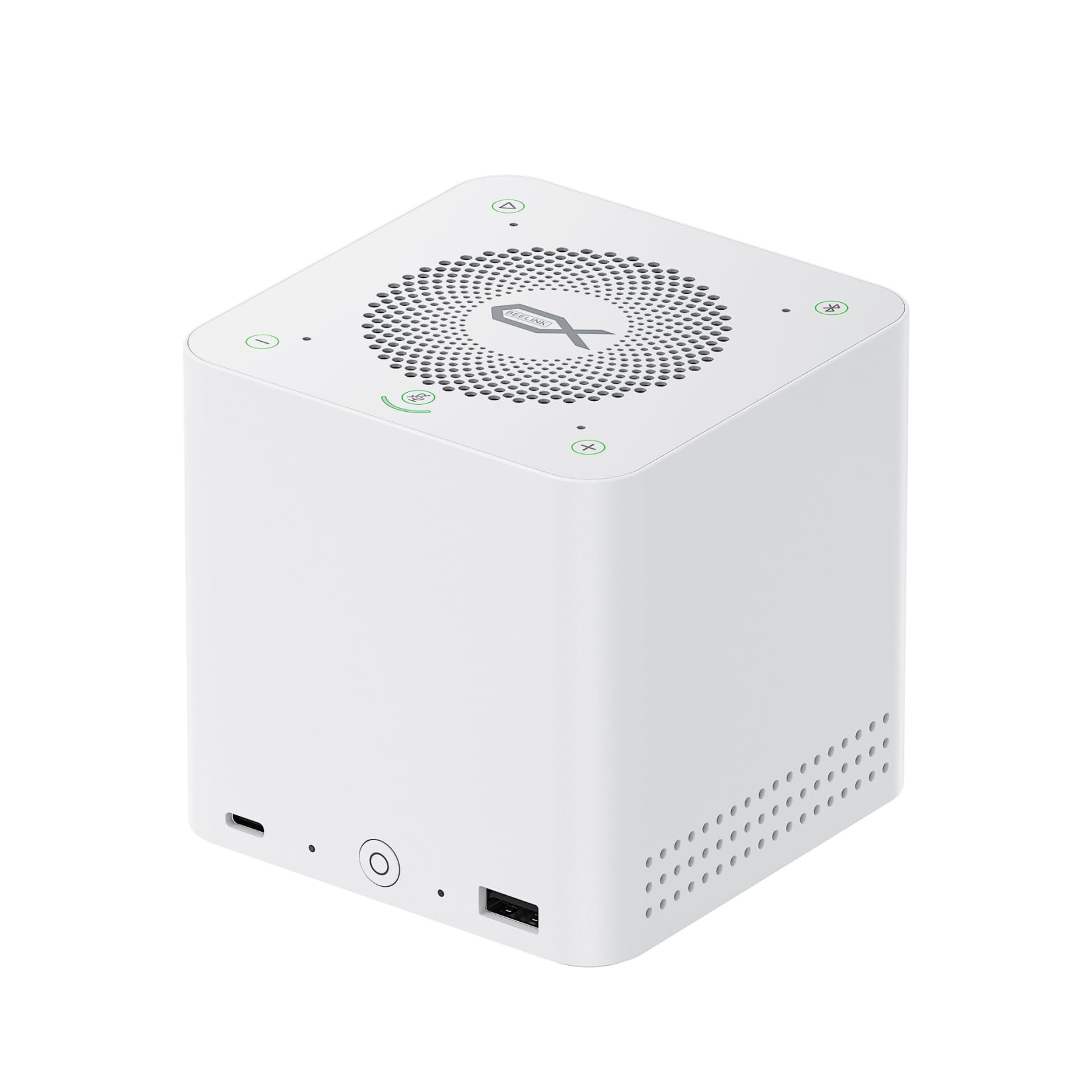 Mate Pro - Dock USB 4 da 80 Gbps con alloggiamento SSD da 32 TB, ricarica PD da 96 W, LAN 2,5 G, HDMI 4K, altoparlante e microfono integrati, hub desktop tutto in uno, per MacBook e laptop
