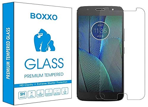 BOXXO |For Motorola Moto G5s Plus | Tempered Glass Screen Protector Guard | Bubble Free Installation | Gorilla (B082HRMVX7) Amazon Price History, Amazon Price Tracker