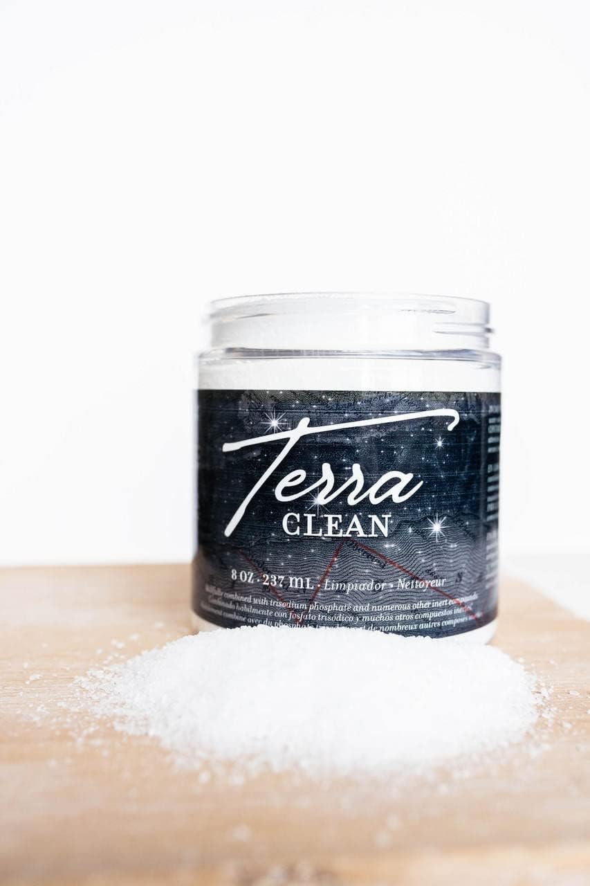 Dixie Belle Terra Clean - Painting Cleaner and Prep Product - 8oz Granular Cleaning Solution Mix - Use Prior to DIY Painting