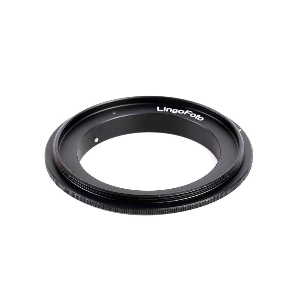 LingoFoto Lens Adapter for Canon EOS M2 / M EF-M EOS-M Mirrorless 58mm Macro Reverse Adapter Ring