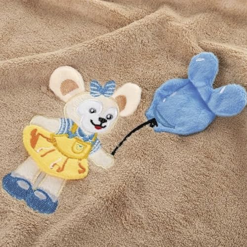 Image of MAXOSHINE Microfiber Kids Bath Towels Quick Dry Super Absorbent Super Soft Bath Towel for Babies Toddler-Baby Towel for Boys and Girls, Mini
